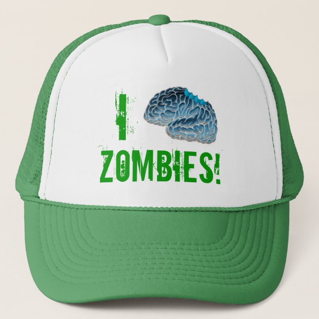 Casquette I zombis de cerveau ! (Devant)