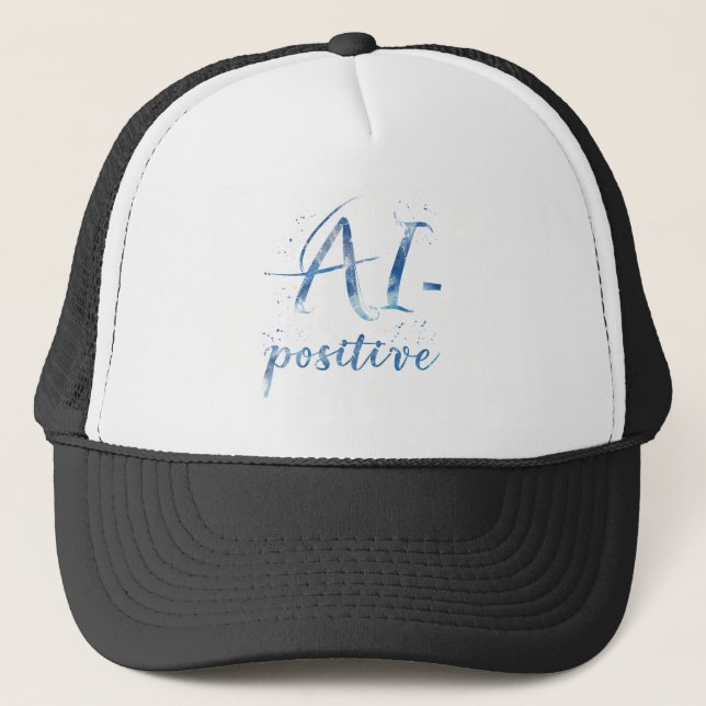 Casquette IA-Positive Text Art (Devant)