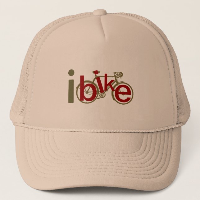 Casquette ibike ~ vélo d'amour (Devant)