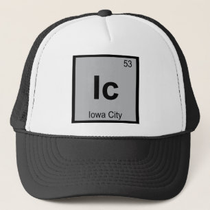 Casquette Ic - Iowa City Chimie Symbole du tableau périodiqu
