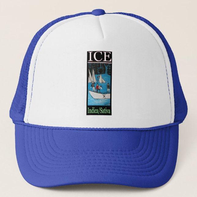 CASQUETTE ICE INDICA SATIVA (Devant)