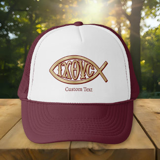 Casquette Ichthys Christian Symbol