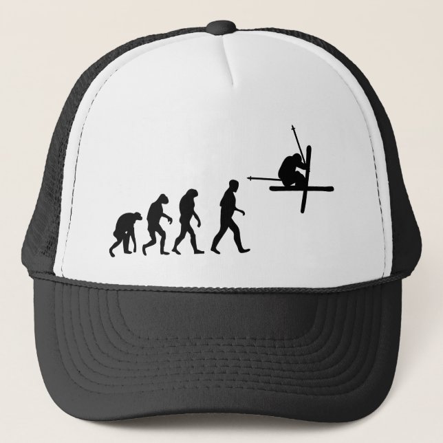 Casquette icône de l'évolution du ski (Devant)