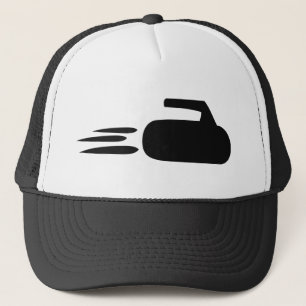 Casquette icône en forme de pierre de curling