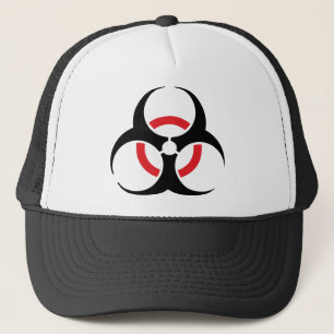 Casquette icône rouge noire de hardstyle