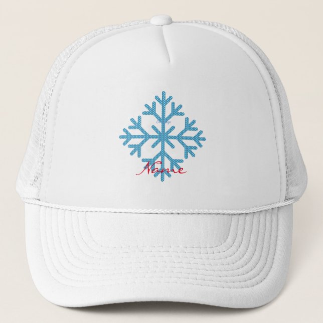 Casquette Icy Blue Snowflake Thunder_Cove (Devant)