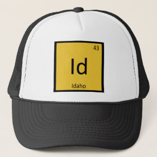 Casquette Id - Symbole du tableau périodique de la chimie de