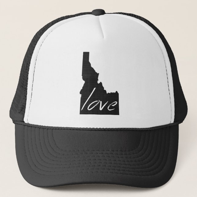 Casquette Idaho Map Shaped Chalkboard (Devant)