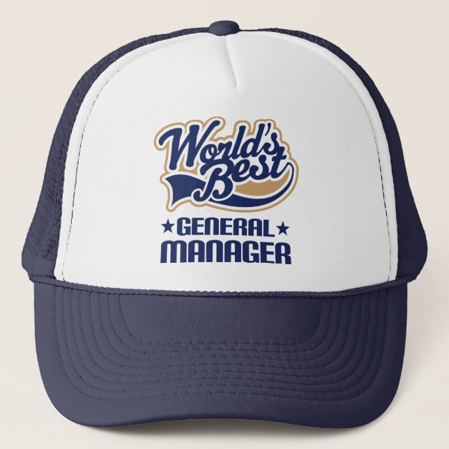 Casquette Idée de cadeau pour directeur général (mondes (Devant)