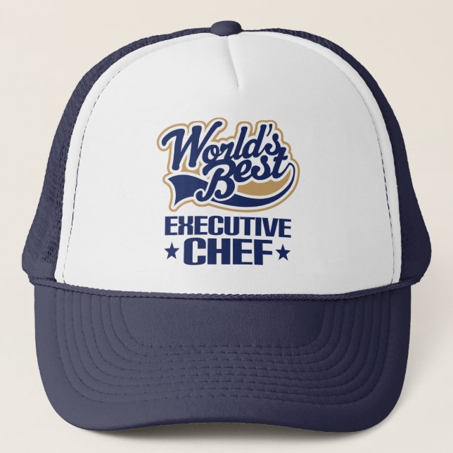 Casquette Idée de cadeau pour le chef exécutif (mondes (Devant)