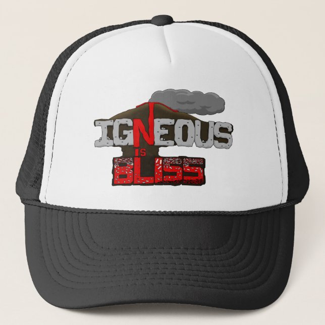 Casquette Igneous est Bliss Impression Volcan (Devant)