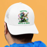 Casquette Iguana Dweller Rock & Roll<br><div class="desc">Un iguane anthropomorphe charismatique,  orné d'une tenue surréaliste,  brille une mélodie rock & Roll sur sa guitare dans une représentation cool. lézard Dweller savourant de la musique.</div>
