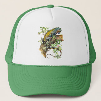 Casquette iguane vert