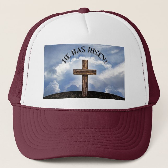 Casquette Il Est Devenu Un Ciel De Croix Robuste (Devant)