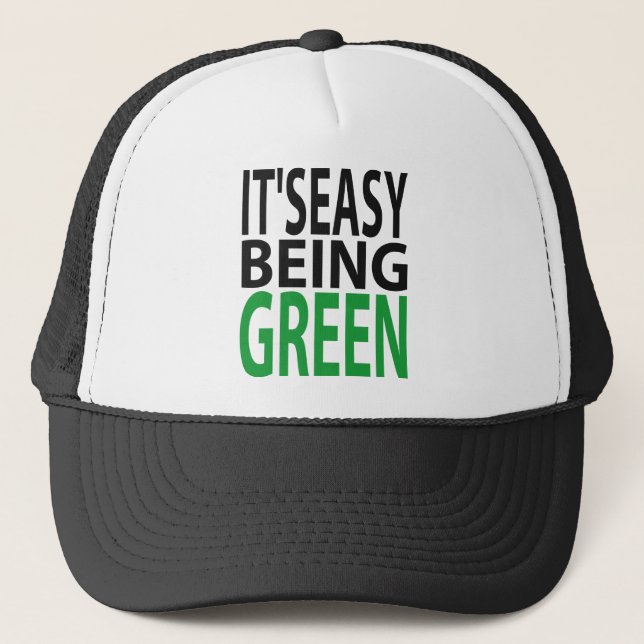 CASQUETTE IL EST FACILE D'ÊTRE VERT (Devant)