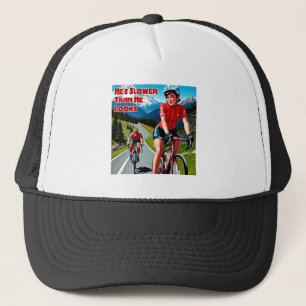 Casquette Il est plus lent qu'il n'a l'air d'un cyclisme sim