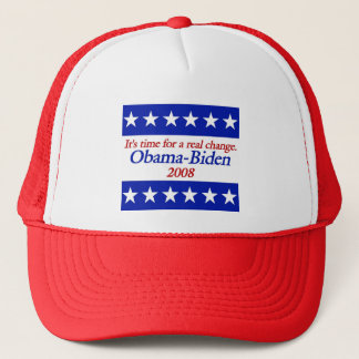 Casquette Il est temps d'un vrai changement. Obama Biden Cas