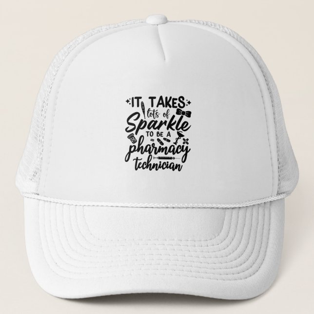 Casquette Il Faut Beaucoup De Pharmaciens Sparkle Pharmacy T (Devant)