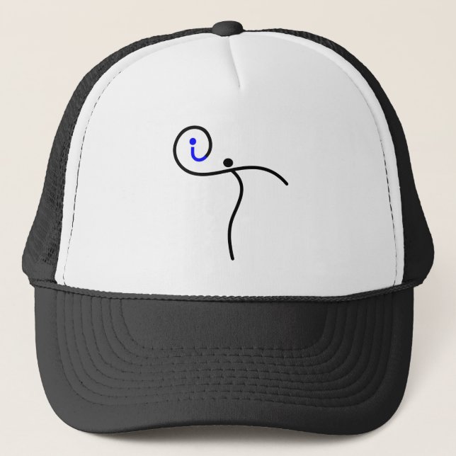 Casquette il Logo, 01 Black/Blue. (Devant)