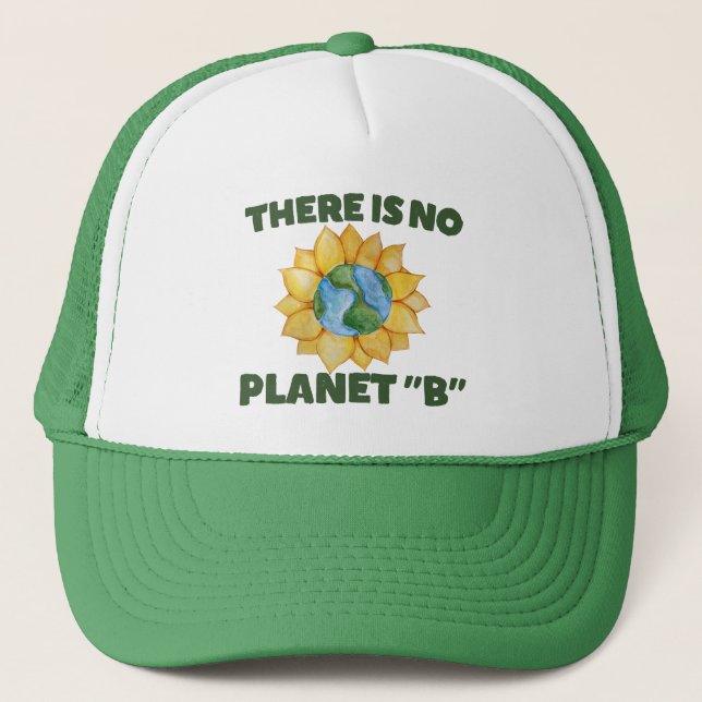 Casquette Il n'y a pas de planète B (Devant)