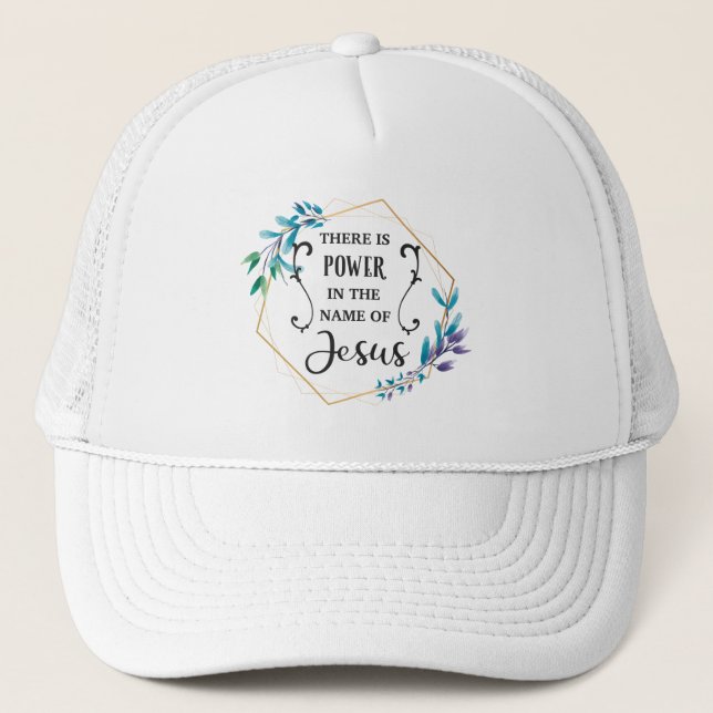 Casquette Il y a le pouvoir au nom de Jésus (Devant)