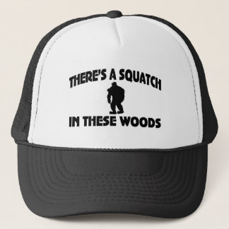 Casquette Il y a un Squatch en ces bois