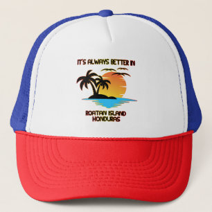 Casquette Île de Roatan Caraïbes Plage tropicale Honduras