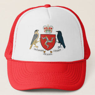 Casquette île d'emblème de l'homme