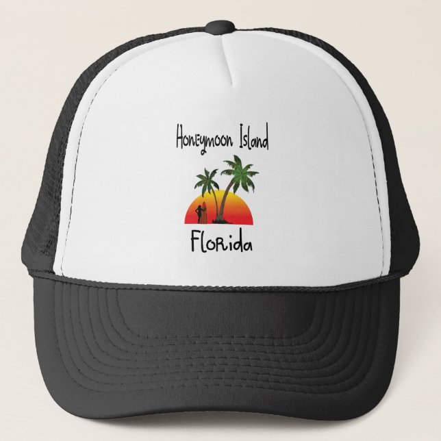 Casquette Île la Floride de lune de miel (Devant)
