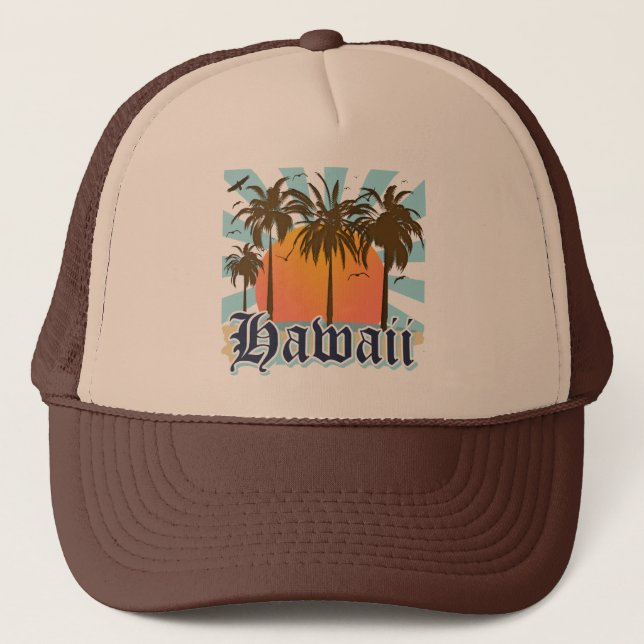 Casquette Îles hawaïennes Sourvenir d'Hawaï (Devant)