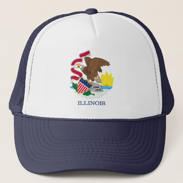 Casquette Illinois State Flag Design (Devant)