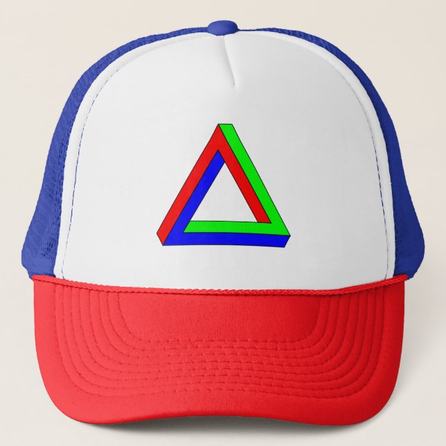 Casquette Illusion du triangle optique (Devant)