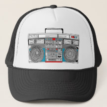 Illustration de boombox des années 80