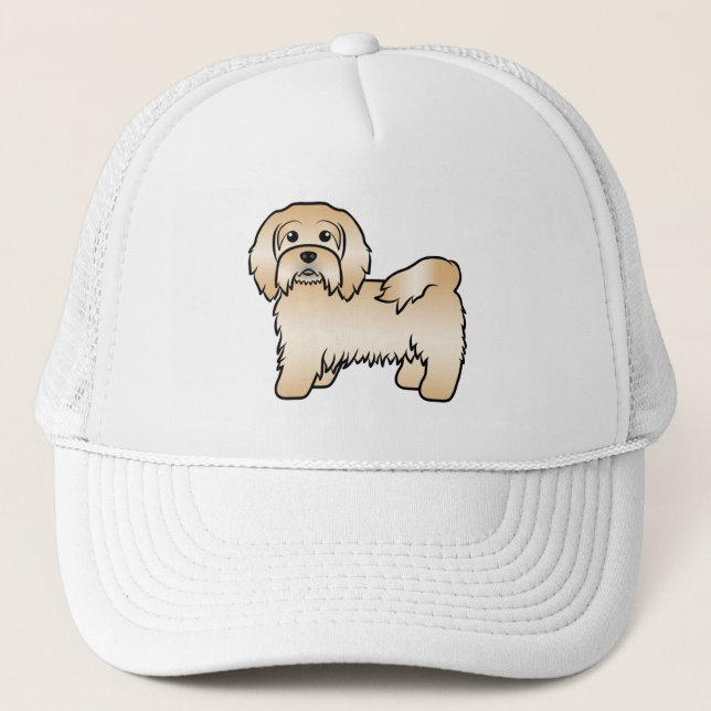 Casquette Illustration de chien de dessin animé mignon Havan (Devant)