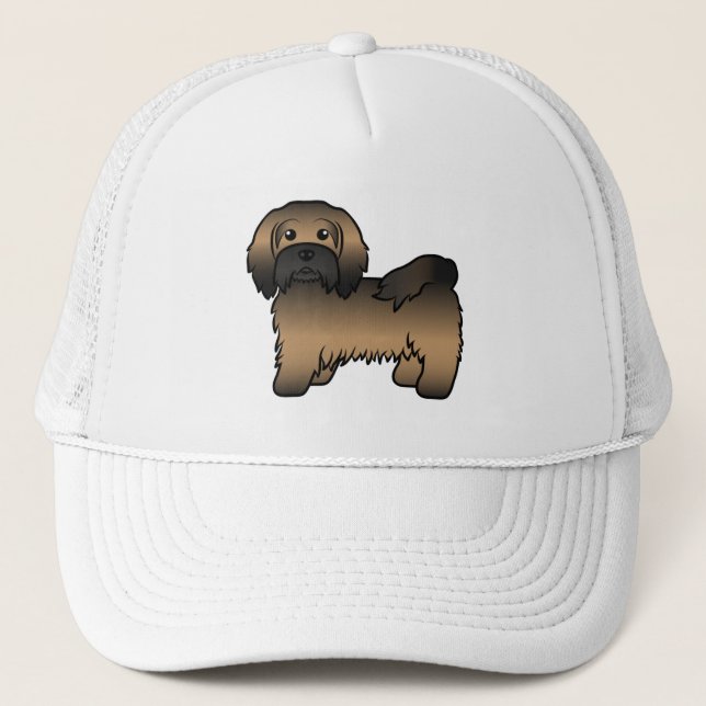 Casquette Illustration de chien de dessin animé mignon havan (Devant)