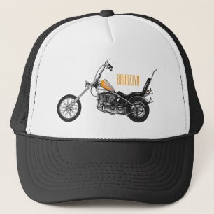 Casquette Illustration de Chopper Motorcycle 1950