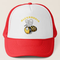 Illustration de dessin animé d'abeilles joyeux