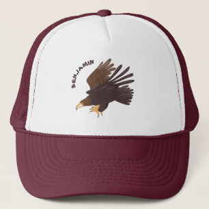 Casquette Illustration de dessin animé drôle d'aigle royal