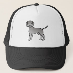 Casquette Illustration de dessin animé mignon de chien Weima