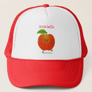 Casquette Illustration de dessin animé sur la pomme de danse