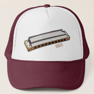 Casquette Illustration de dessin d'Harmonica
