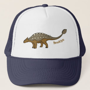 Casquette Illustration de dinosaure blindé Ankylosaurus