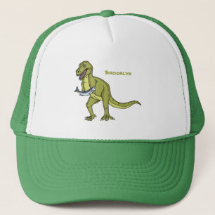 Casquette Illustration de dinosaure T rex drôle