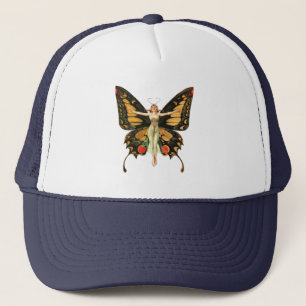 Casquette Illustration de femme de Leyendecker papillon Flap