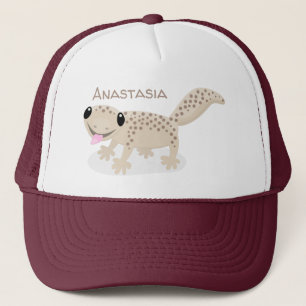 Casquette Illustration de gecko tan tan mignon