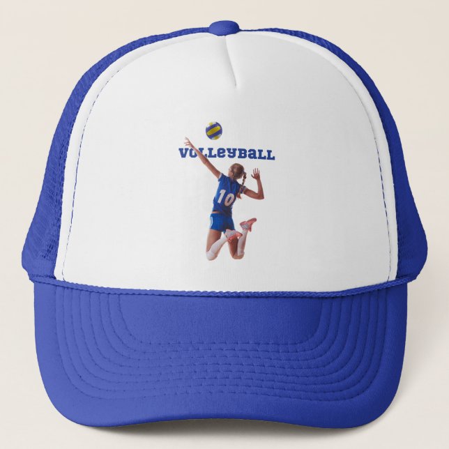 Casquette illustration de jeu de volley-ball (Devant)