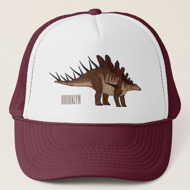 Casquette Illustration de Kentrosaurus (Devant)