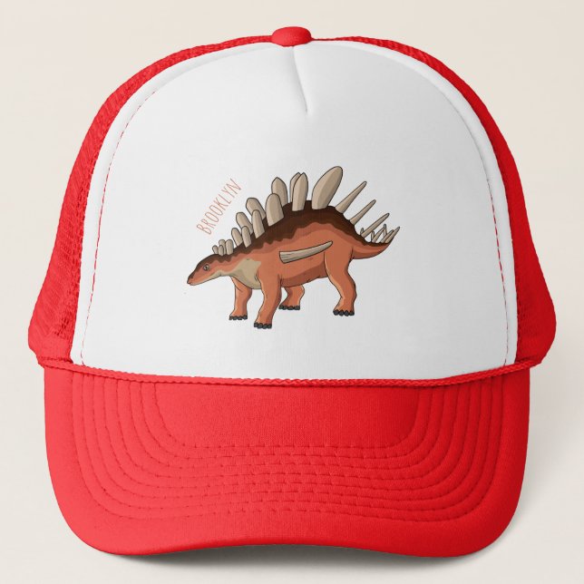 Casquette Illustration de Kentrosaurus (Devant)