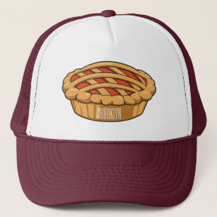 Casquette Illustration de la caricature à tarte