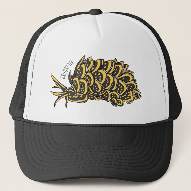 Casquette Illustration de la feuille de limace de mer grillé (Devant)